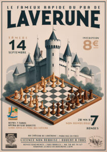 Rapide de Lavérune 2024 : tournoi ouvert à tous, avec ou sans licence !! @ Château des Evêques